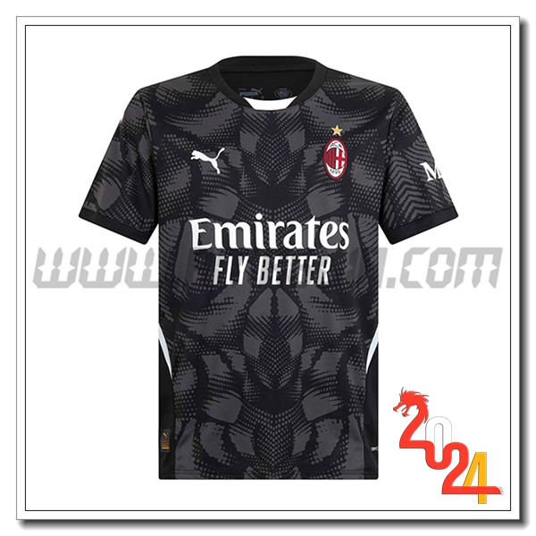 Maglia Calcio Portiere AC Milan 2024 2025 Nero