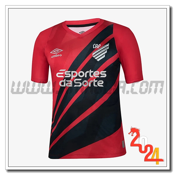Athletico Paranaense Prima Maglia Calcio 2024 2025