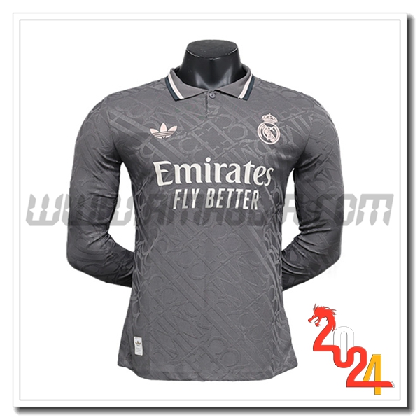Terzo Maglia Calcio Real Madrid Maniche lunghe 2024 2025