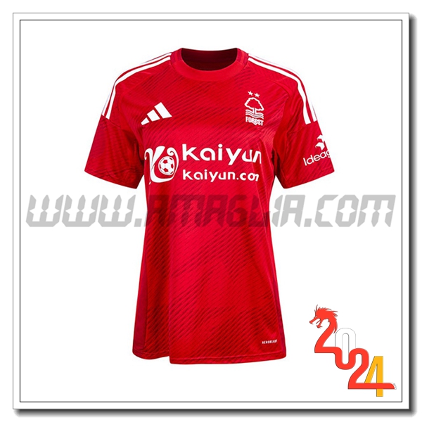 Prima Maglia Calcio Nottingham Forest Donne 2024 2025