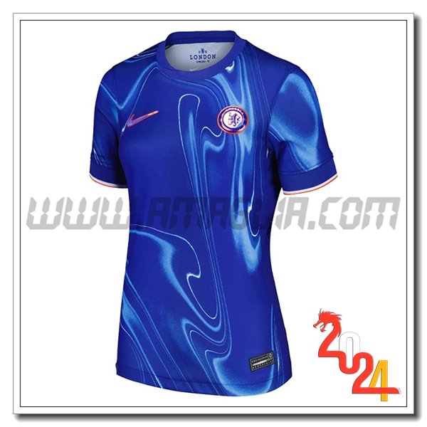 Prima Maglia Calcio FC Chelsea Donne 2024 2025