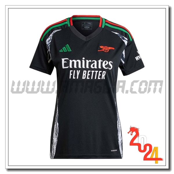 Seconda Maglia Calcio Arsenal Donne 2024 2025