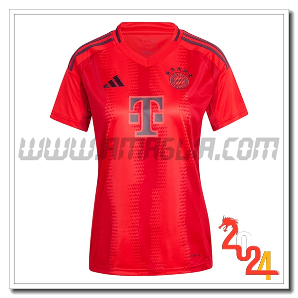 Prima Maglia Calcio Bayern Monaco Donne 2024 2025