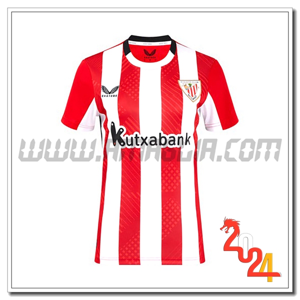 Prima Maglia Calcio Athletic Bilbao Donne 2024 2025