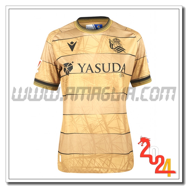 Seconda Maglia Calcio Real Sociedad Donne 2024 2025