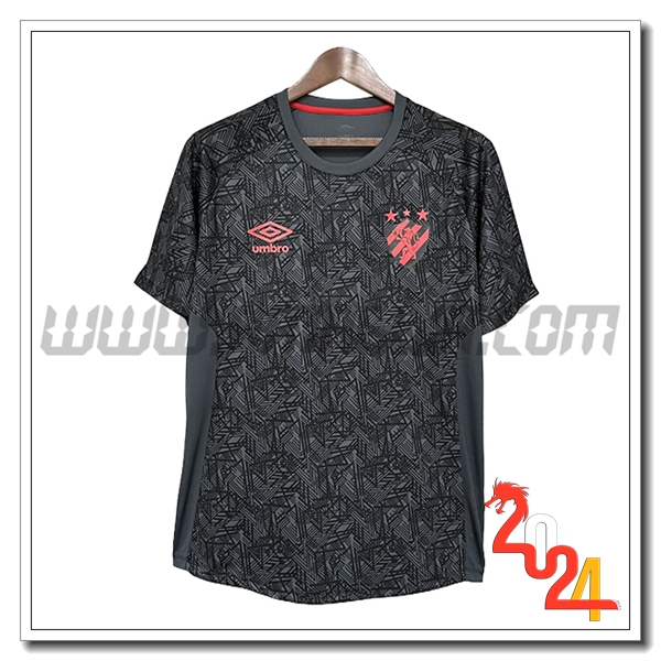 T Shirt Allenamento Sport Recife Nero/Grigio 2024 2025