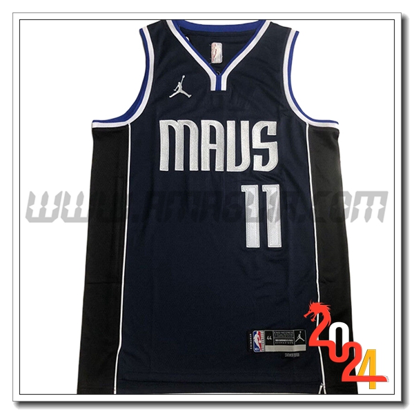 Maglia Dallas Mavericks (IRVING #11) 2024/25 Blu/Nero /Bianco