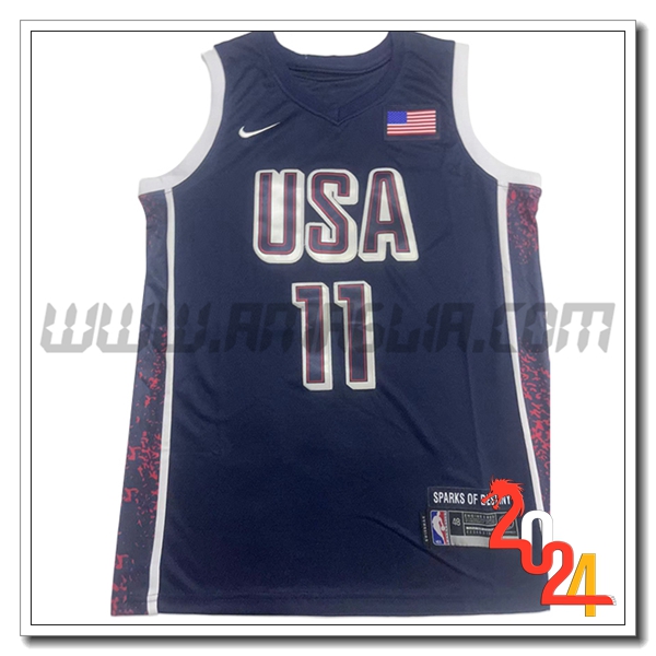 Maglia USA (EMBIID #11) 2024/25 Blu Scuro