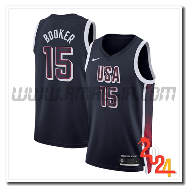 Maglia USA (BOOKER #15) 2024/25 Nero