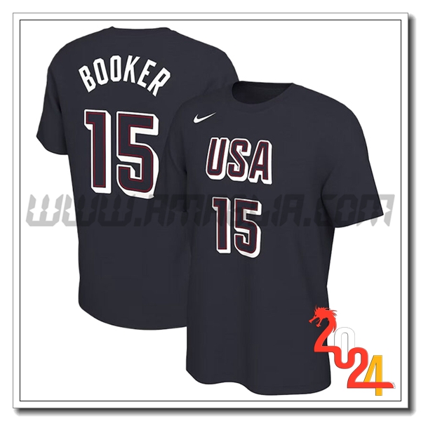 Maglia USA (BOOKER #15) 2024/25 Nero -02