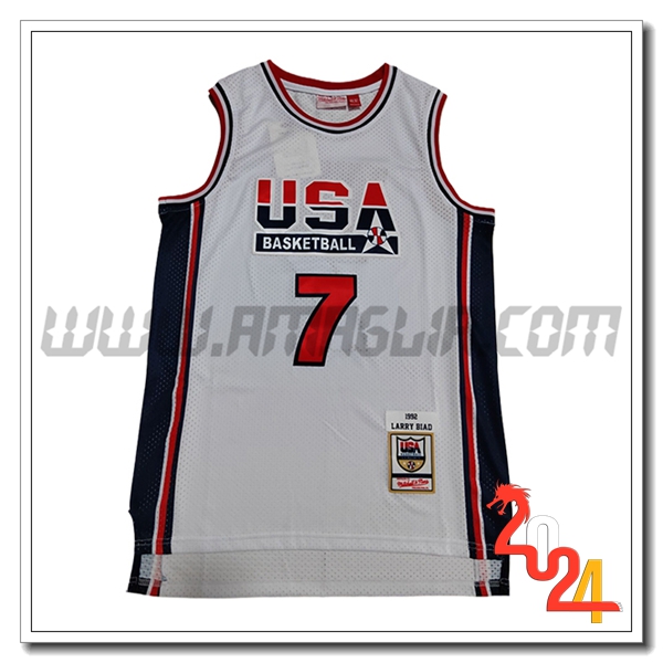 Maglia USA (BIRD #7) 2024/25 Bianco/Rosso/Nero