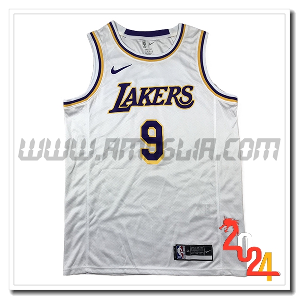 Maglia Los Angeles Lakers (JAMES JR. #9) 2024/25 Bianco