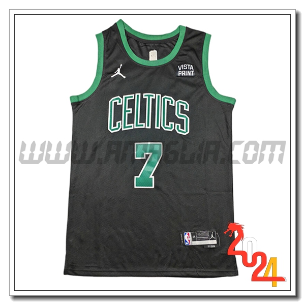 Maglia Boston Celtics (BROWN #7) 2024/25 Verde/Nero