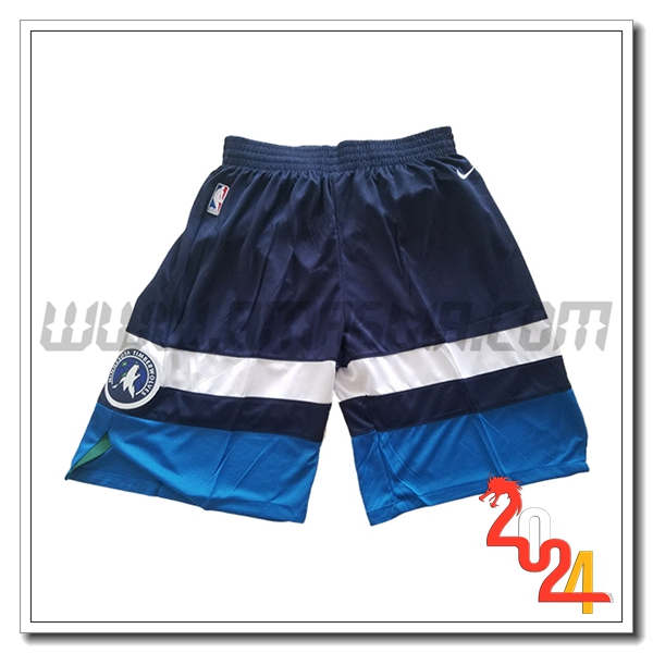 Pantaloncini NBA Minnesota Timberwolves 2024/25 Blu Scuro