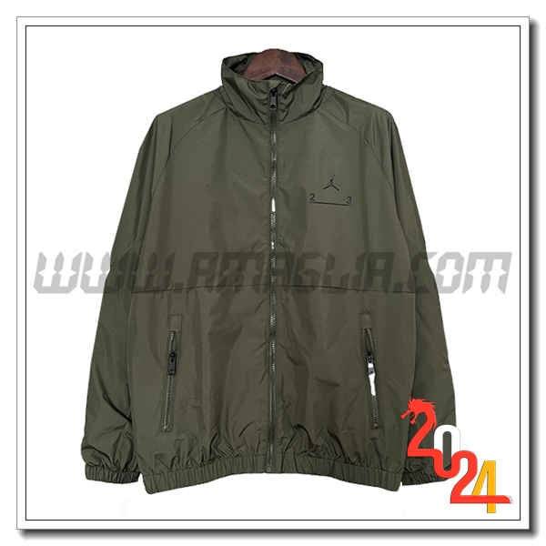 Giacca A Vento Jordan Verde 2024 2025 -02