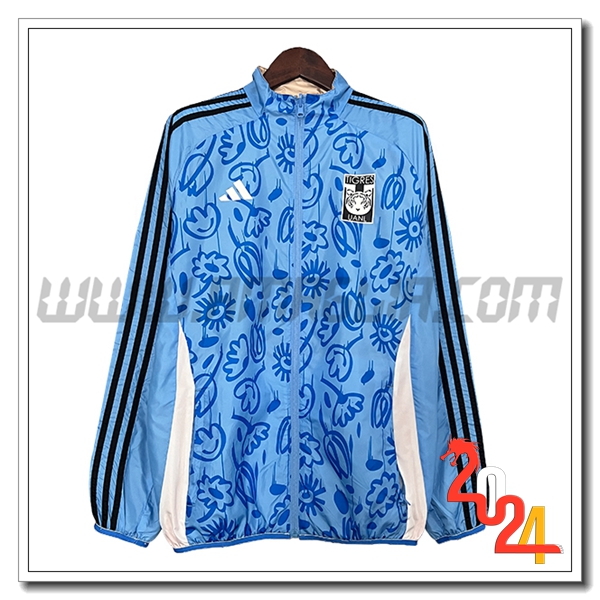 Giacca A Vento Tigres UANL Blu/Bianco/Nero 2024 2025