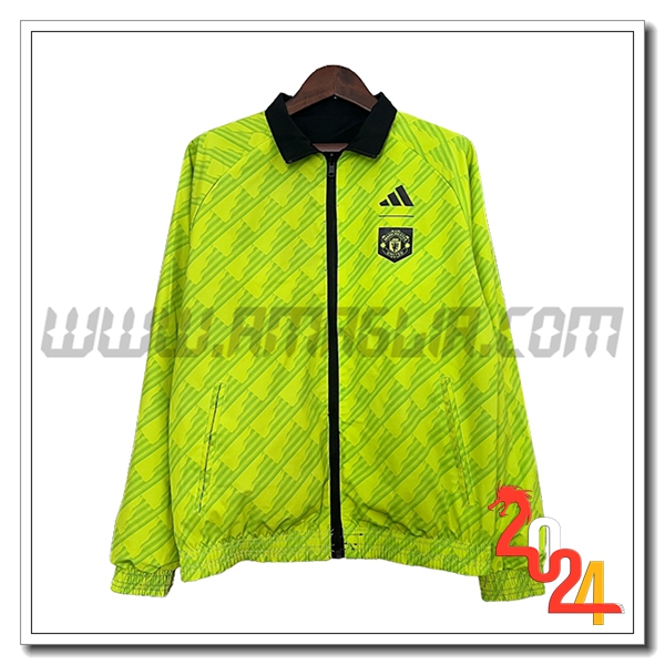 Giacca A Vento Manchester United Verde 2024 2025 -02