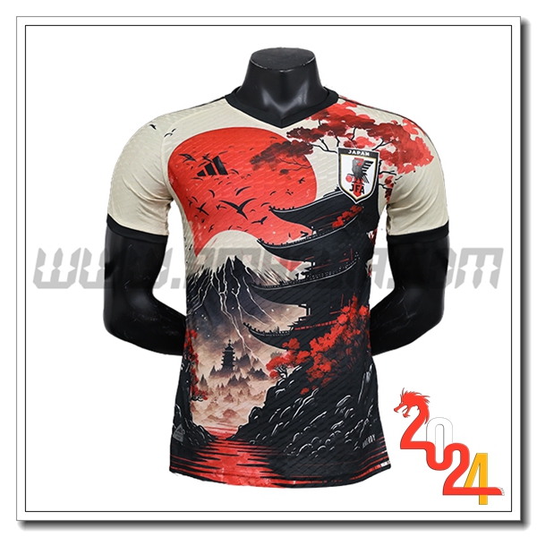 Maglia Squadra Giappone Edizione speciale 2024 2025 Rosso/Nero