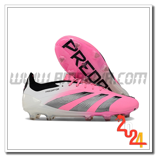 Adidas Scarpe Da Calcio Predator Elite FG Rosa/Grigio/Bianco