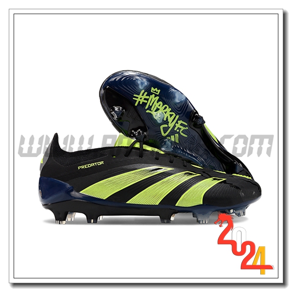 Adidas Scarpe Da Calcio Predator Elite FG Nero/Verde