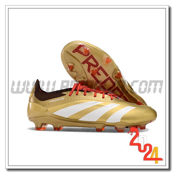 Adidas Scarpe Da Calcio Predator Elite FG Bianco/Giallo