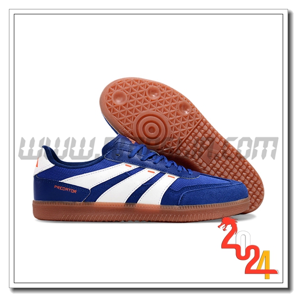 Adidas Scarpe Da Calcio PREDATOR 24 LEAGUE LOW BOOTS Blu/Bianco