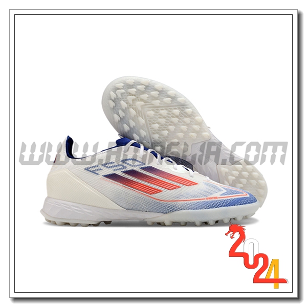 Adidas Scarpe Da Calcio F50 PRO TF Bianco/Blu/Arancia