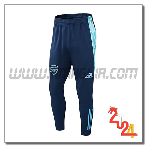 Pantaloni Da Allenamento Arsenal Blu 2024 2025 -02
