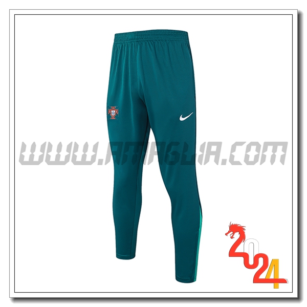 Pantaloni Da Allenamento Portogallo Verde 2024 2025-02