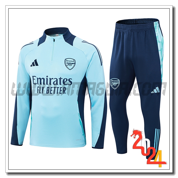 Tuta Allenamento Arsenal Blu 2024 2025 -02