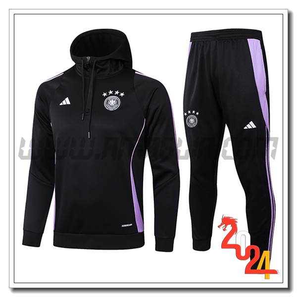 Giacca Con Cappuccio Tuta Giacca A Vento Germania Nero/viola 2024 2025