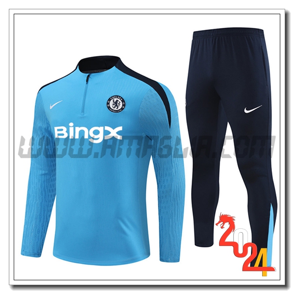 Tuta Allenamento FC Chelsea Azzurro 2024 2025