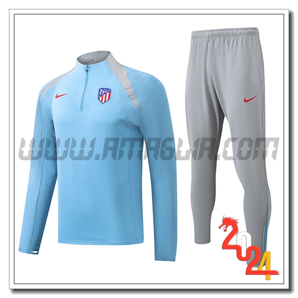 Tuta Allenamento Atletico Madrid Azzurro 2024 2025 -02