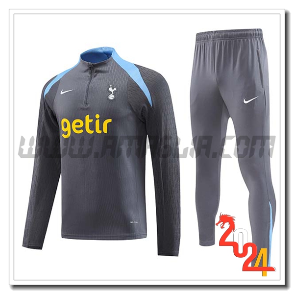 Tuta Allenamento Tottenham Hotspur Grigio/Blu 2024 2025