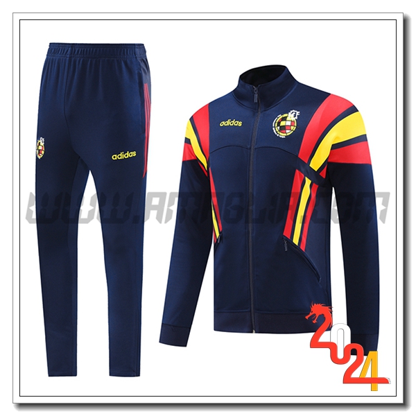 Tuta Allenamento Spagna Blu Reale 2024 2025
