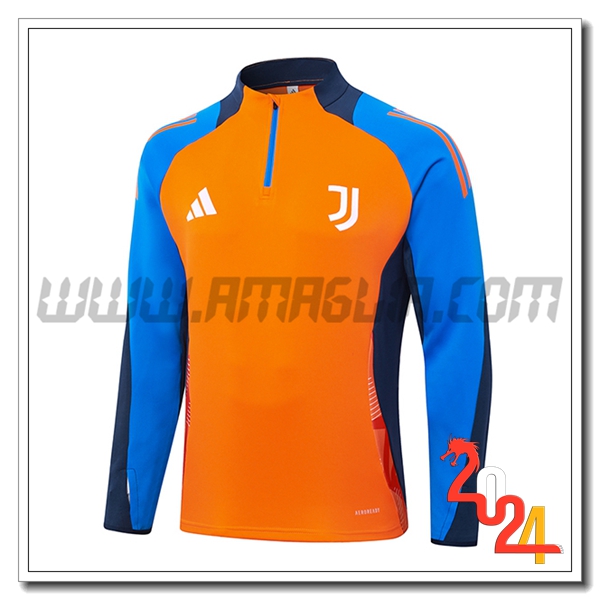 Felpa Allenamento Juventus Arancia/Blu 2024 2025