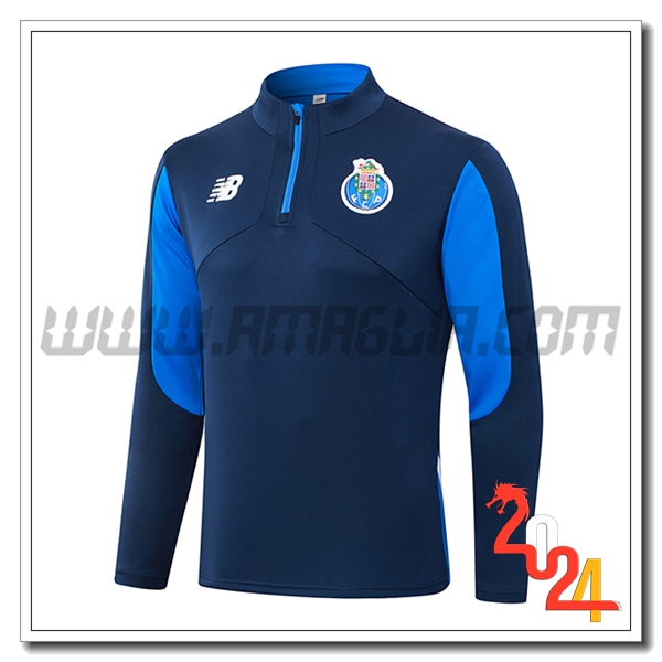 Felpa Allenamento FC Porto Blu Reale 2024 2025