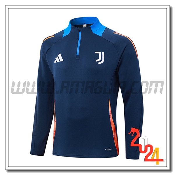 Felpa Allenamento Juventus Arancia/Blu 2024 2025 -02