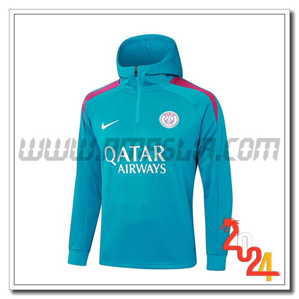 Giacca Con Cappuccio PSG Blu/viola 2024 2025