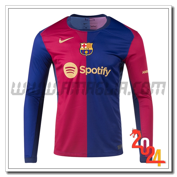 Prima Nuovo Maglia FC Barcellona Maniche lunghe 2024 2025