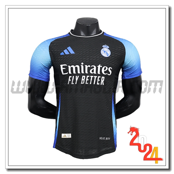 Maglia Calcio Real Madrid Edizione speciale 2024 2025 Nero/Blu