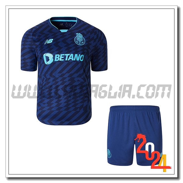 Nuovo Kit Maglia FC Porto Bambino Terzo 2024 2025