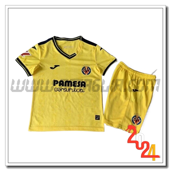 Kit Maglia Villarreal Bambino Prima 2024 2025