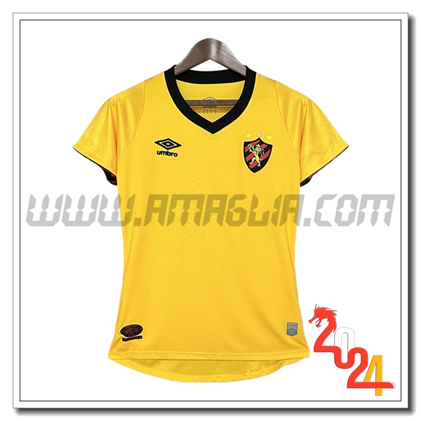Seconda Maglia Calcio Sport Recife Donne 2024 2025