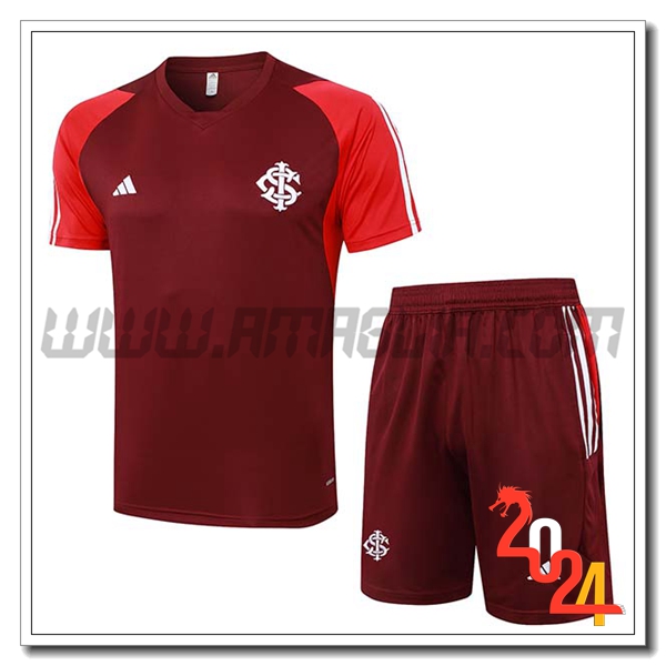 Kit Maglia Allenamento Brasile Rosso 2024 2025