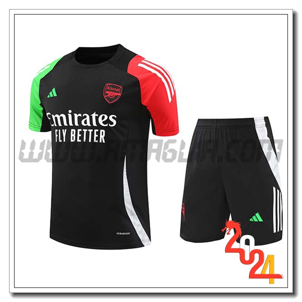 Kit Maglia Allenamento Arsenal Nero 2024 2025