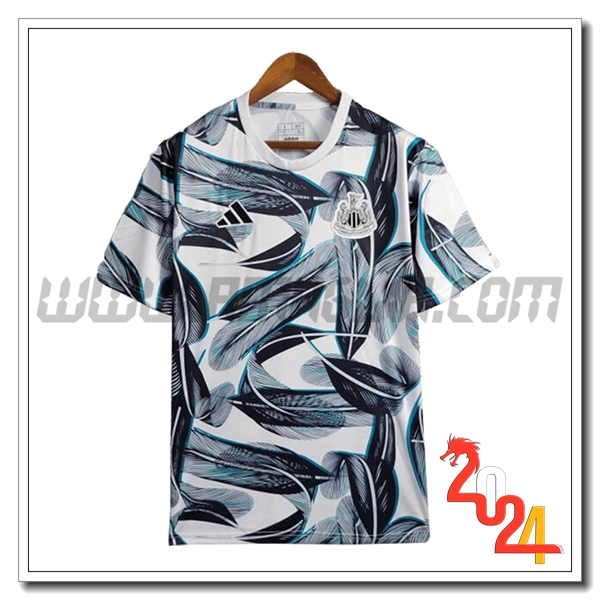 T Shirt Allenamento Newcastle United Bianco/Nero 2024 2025