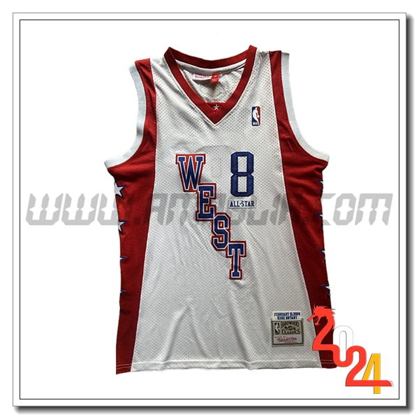 Maglia American All-Star (BRYANT #8) 2024/25 Bianco/Rosso