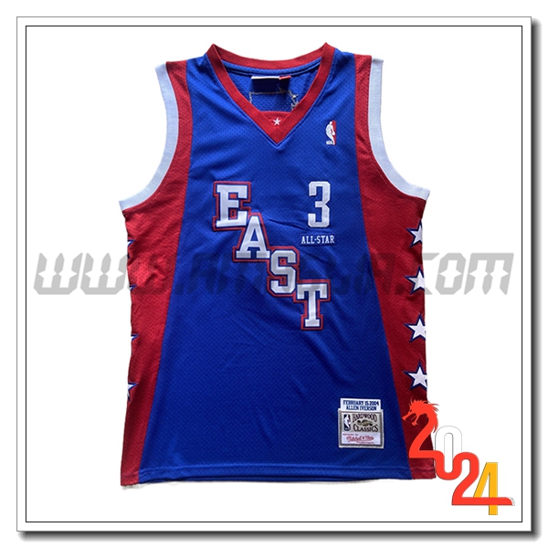 Maglia American All-Star (IVERSON #3) 2024/25 Blu/Rosso
