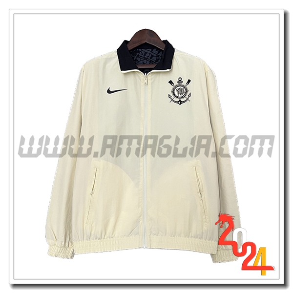 Giacca A Vento Corinthians Beige 2024 2025